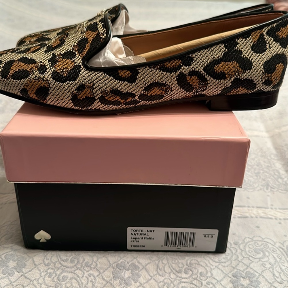 Kate Spade Shoes Womens Size 8.5 Flats Leopard Slip On - Picture 4 of 11
